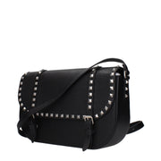 Valentino Garavani Black Leather Crossbody Bag