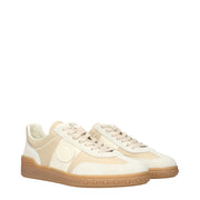 Valentino Garavani Beige Fabric Low Top Sneakers