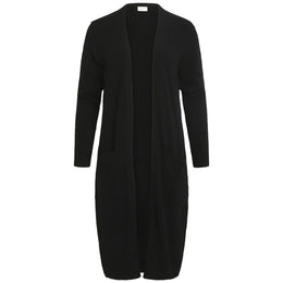 Vila Clothes Black Nylon Cardigan