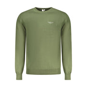 Accademia Militare Green Cotton Sweater