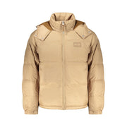 Tommy Hilfiger Beige Polyester Men Jacket