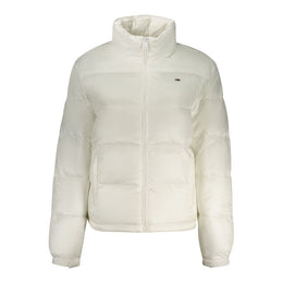 Tommy Hilfiger White Polyester Jackets & Coat