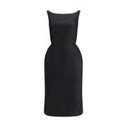 Magda Butrym Black Cotton Casual Dress