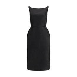 Magda Butrym Black Cotton Casual Dress