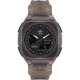 Adidas Brown Synthetic Sport Watch