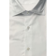 Bagutta White Cotton Men Shirt