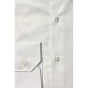 Bagutta White Cotton Men Shirt