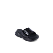 Calvin Klein Black Polyurethane Slides