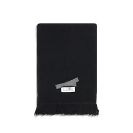 MM6 Black Wool Scarf