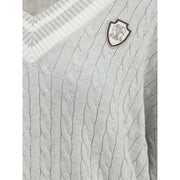 Brunello Cucinelli White Cotton Sweatshirt