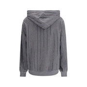 Brunello Cucinelli Gray Cotton Sweatshirt