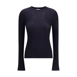 Cruna Blue Wool Sweatshirt