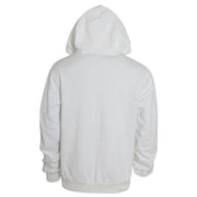 Dolce & Gabbana White Cotton Hooded Pullover Sweatshirt Men