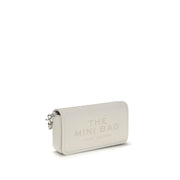 Marc Jacobs White Calf Leather Bos Taurus Shoulder Bag