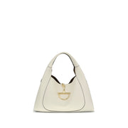 Gucci White Calf Leather Bos Taurus Shoulder Bag