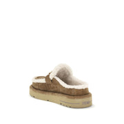 Fendi Beige Leather Mules