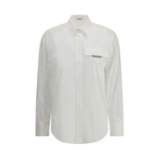 Brunello Cucinelli White Cotton Shirt