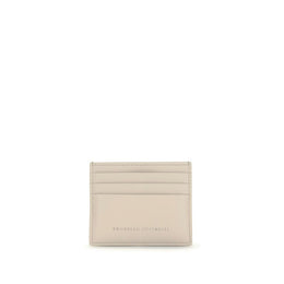Brunello Cucinelli Beige Calf Leather Bos Taurus Wallet