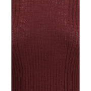 Cruna Bordeaux Wool Sweatshirt