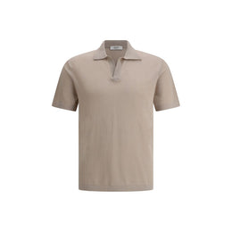 Cruna Beige Cotton Polo Shirt