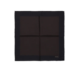 Tom Ford Black Silk Pocket Square