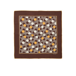 Tom Ford Brown Silk Pocket Square
