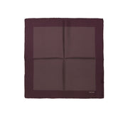 Tom Ford Bordeaux Silk Pocket Square
