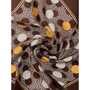 Tom Ford Brown Silk Pocket Square