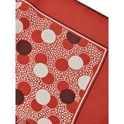 Tom Ford Red Silk Pocket Square
