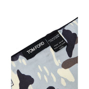 Tom Ford Gray Silk Pocket Square
