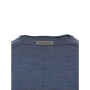 Dolce & Gabbana Blue Silk Sweatshirt