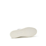 Dolce & Gabbana Bordeaux Leather Low Top Sneakers