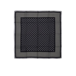 Tom Ford Navy Blue Silk Pocket Square