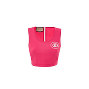 Gucci Fuchsia Polyamide Tank Tops