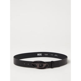 Diesel Black Leather Regular Belt
