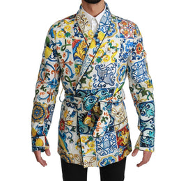 Dolce & Gabbana Multicolor Linen Jackets And Coat