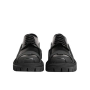 Dolce & Gabbana Black Calfskin Oxfords And Derbies