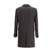 ZEGNA Brown Wool Coat