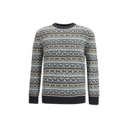 Brooksfield Multicolor Wool Sweatshirt