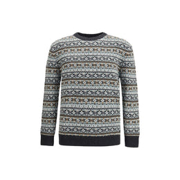 Brooksfield Multicolor Wool Sweatshirt
