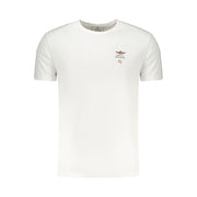 Aeronautica Militare White Cotton Men's T-Shirt