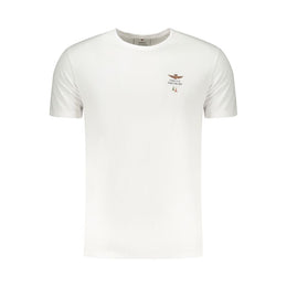 Aeronautica Militare White Cotton Men's T-Shirt