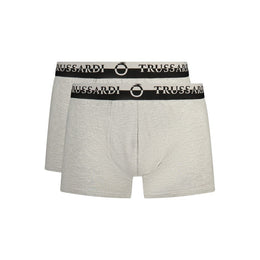Trussardi Gray Cotton Underwear