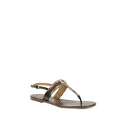 Gucci Brown Calf Leather Bos Taurus Sandals