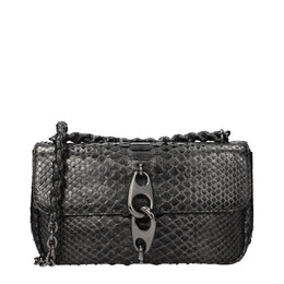 Tom Ford Gray Skin Shoulder Bag