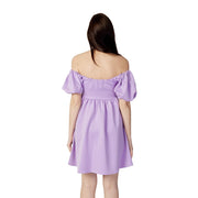 Aniye By Purple Polyester Short Dress
