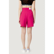 Hinnominate Pink Polyester Bermuda Shorts