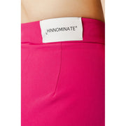 Hinnominate Pink Polyester Bermuda Shorts