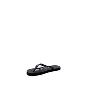 Emporio Armani Underwear Black And White Rubber Flip-Flop Sandals
