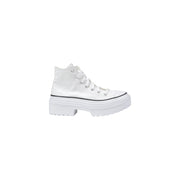 Converse White Fabric Chunky Sneakers